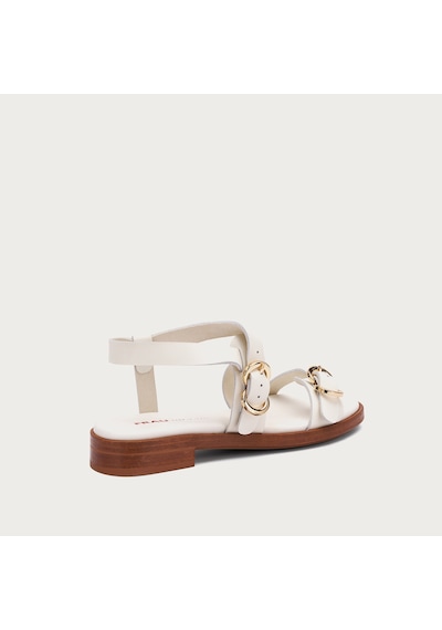 Off White Sandalet Kadın 87m6 Frau London-s Beyaz