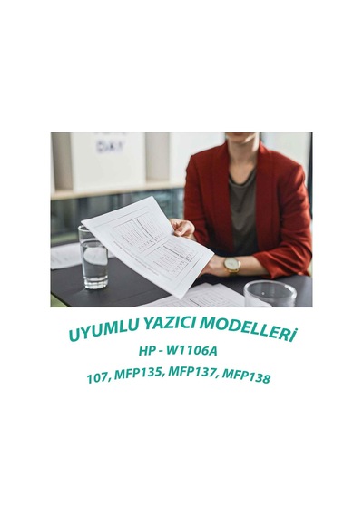 Mfp 135w 106a 107w 107a - 1000 1k Sayfa Verimli 137,138 Muadil Toner