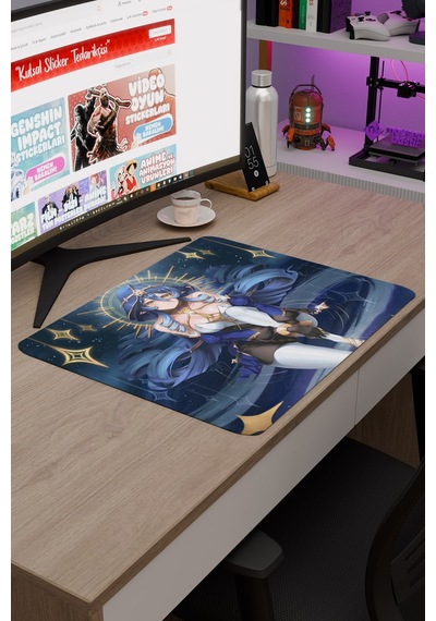 Layla Genshin Impact Anime Oyuncu V4 - 48x40 Xl Gaming Mouse Pad Fare Altlığı
