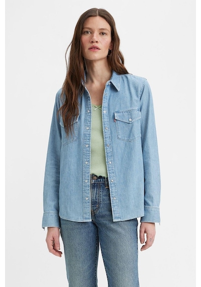 Levi's Gömlek Kadın / Kız Blue-5283 Mavi 1