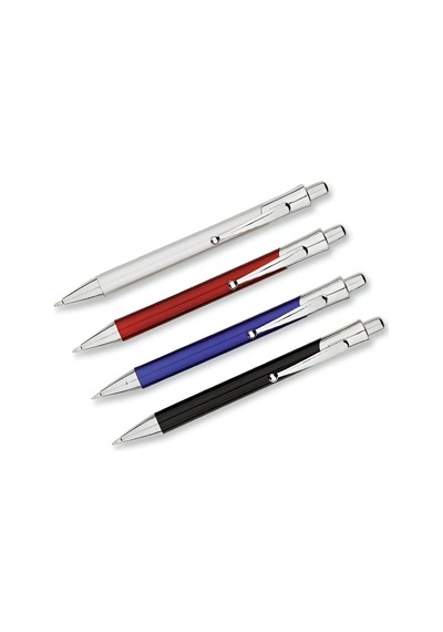 Premium Yazı Aracı Etkinlik İş Yeri 3945 Plastik Tükenmez Kalem Kırmızı Çok Renkli