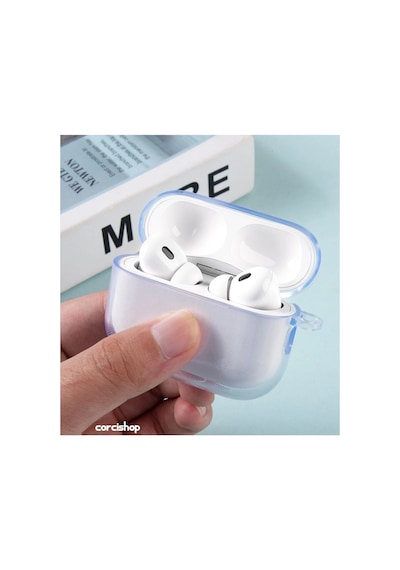 Apple Airpods Pro 3 Kılıf Şeffaf Silikon Ürün Kulaklık Değildir Beyaz