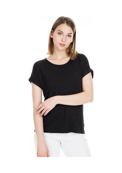 Only Kadın Basic Bisiklet Yaka T-shirt 15106662 Siyah