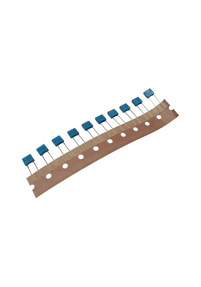 10 Adet 100nf 0.1uf 63v U1j63 5mm Mavi Kutupsuz Polyester Kondansatör 2x6x7mm
