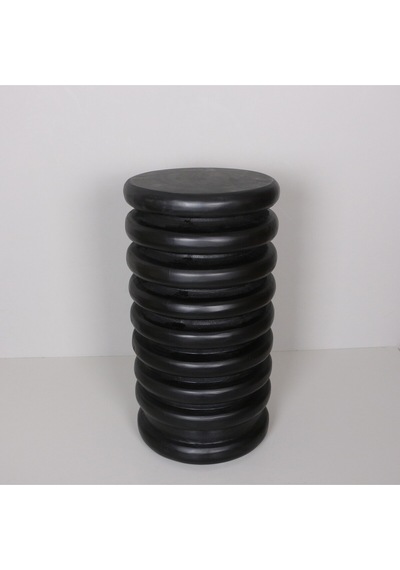 Pelındı Siyah Mungur Sehpa 29x56 Cm Siyah