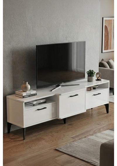 Tv Sehpası 160 Cm Kapaklı Raflı Televizyon Ünitesi Salon Oturma Odası Tv Sehpa Mistral Metalik Tv Sehpası 160 Cm Kapaklı Raflı Televizyon Ünitesi Salon Oturma Odası Tv Sehpa Mistral Metalik