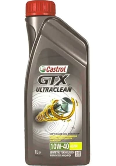 Castrol GTX Ultraclean 10W-40 A3/B4 Sentetik Motor Yağı 1 L