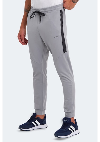 Slazenger Regıon In Erkek Fermuar Cepli Gri Eşofman Altı Gri