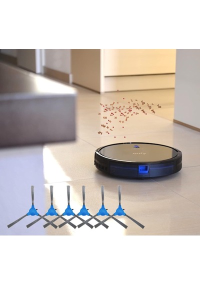 Ayrex Detetap Eufy Robovac 11s, Robovac 12, Robovac 15c, Robovac 30, Robovac 30c, Robovac 35c Vakum, 6 Paket İçin Yan F Genel