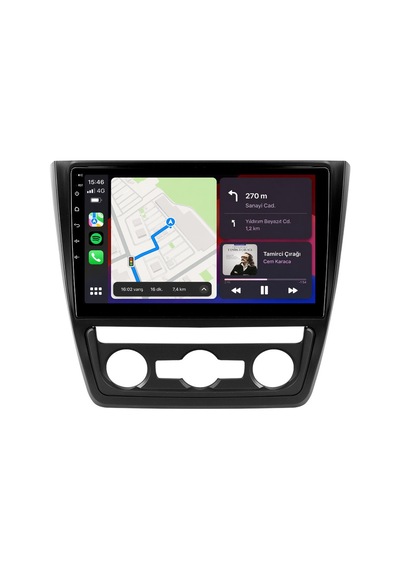 Skoda Yeti 2010-2017 Android Multimedya Carplay Android Auto Navigasyon Kameralı 8gb Ram 128gb Pro 10"