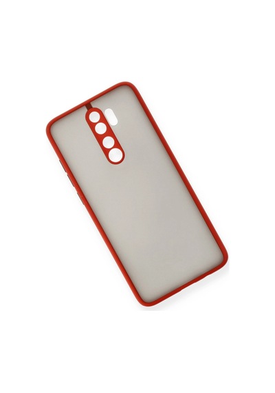 Xiaomi Redmi Note 8 Pro Kılıf Montreal Silikon Kapak - Kırmızı -