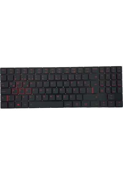Lenovo Uyumlu Legion Y520-15ıkbm 80yy003jtx, Y520-15ıkbn 80wk004jtx Klavye Siyah Tr