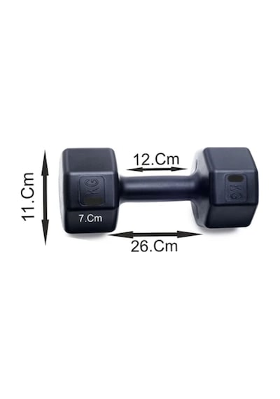 Ps Spor 3 Kg Dambıl X 2 Adet 6 Kg + Sayaçlı Atlama Ipi