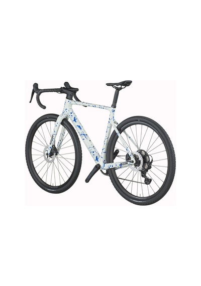 Scott Addict Gravel 30 Karbon Gravel Bisiklet 1x12v White Blue M/54cm Siyah