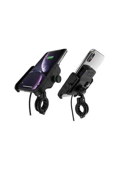 Nukrotech Sf Wireless Kablosuz Şarjlı Motosiklet Telefon Tutucu