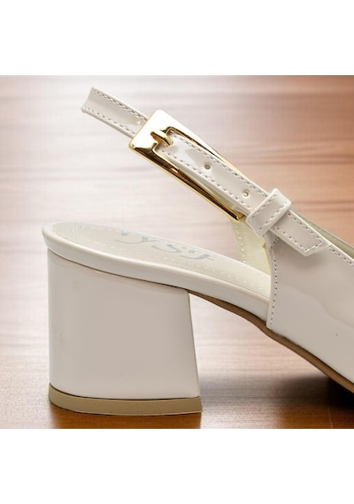 Ispartalılar 6511 6cm Kadın Topuklu Ayakkabı Stiletto Abiye Düğün Nişan Ayakkabısı Bej