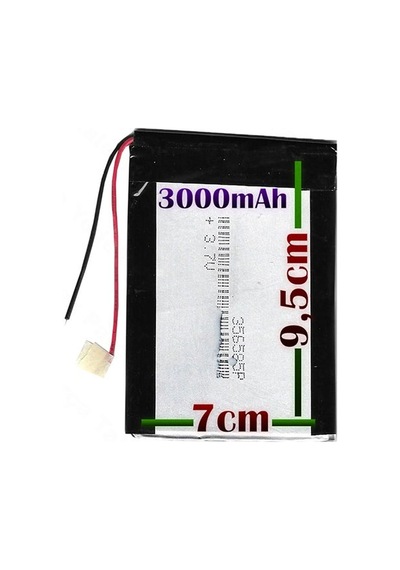 3000Mah 3.7V Batarya Pil