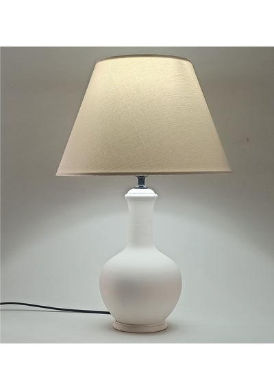 Milet Abajur, Yükseklik 45 Cm X Çap30 Beyaz