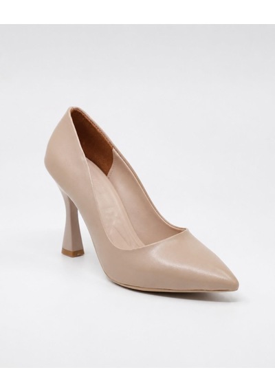 Nesilshoes Nesil Shoes Özma 499 Vizon Topuklu Kadın Stiletto