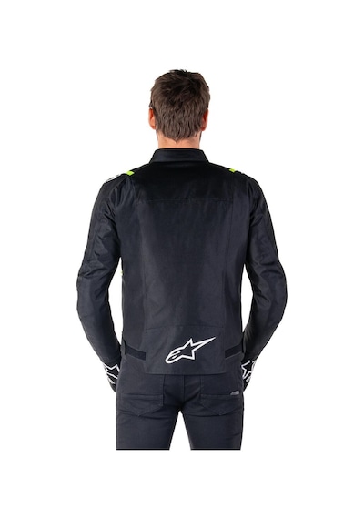 Alpinestars T-sps V2 Wp Korumalı Motosiklet Montu Siyah Beyaz Sarı