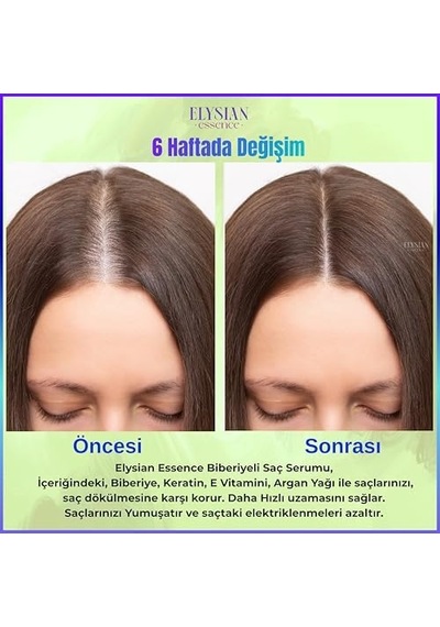 Biberiyeli Saç Serumu Hızlı Uzama Etkili Ve Dökülmeye Karşı - Organik Argan Yağı, Vitamin E, Keratin