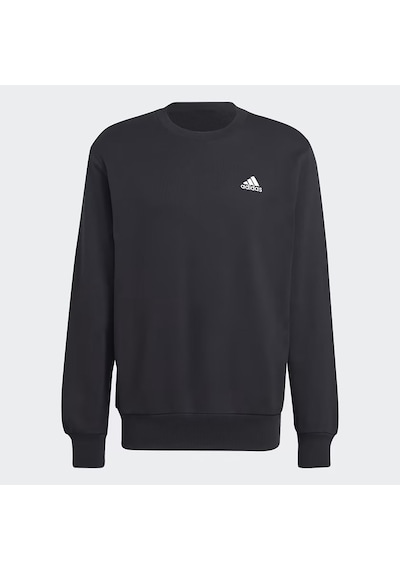 Black Adidas Erkek Sweatshirt M Sl Ft Swt Ic9329 001