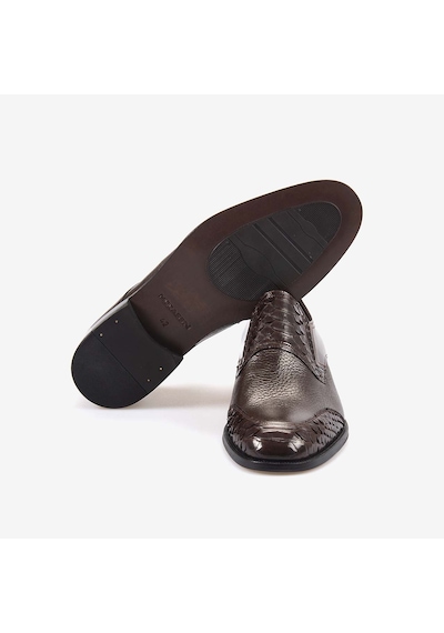 Mocassini Erkek Klasik Ayakkabı 9384 Kahve