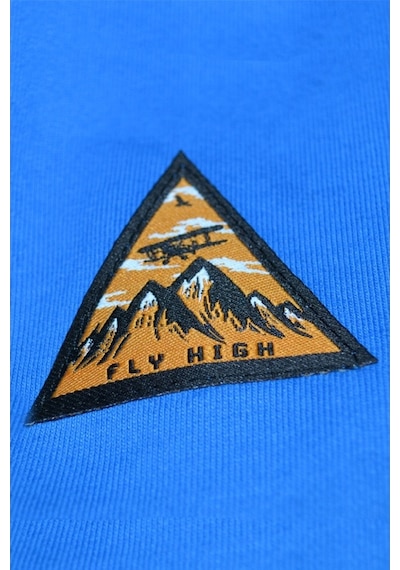 Fly High Kadın Uzun Kollu Sweatshirt - Mavi