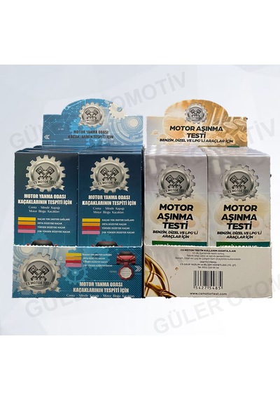 Cs Motor Aşınma ve Cs Conta Kaçak Testi- Avantajlı 20'lu Paket