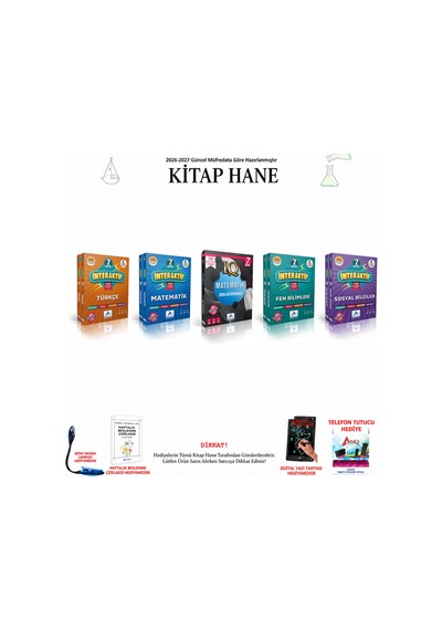Paraf 7. Sınıf Tüm Dersler Fen, Matematik, Sosyal 5 Kitap Seti