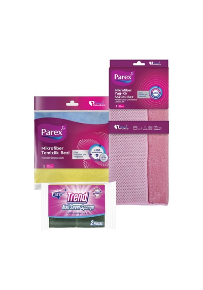 Klasik Sünger Ve Mikrofiber Temizlik Bezleri Paketi Diğer