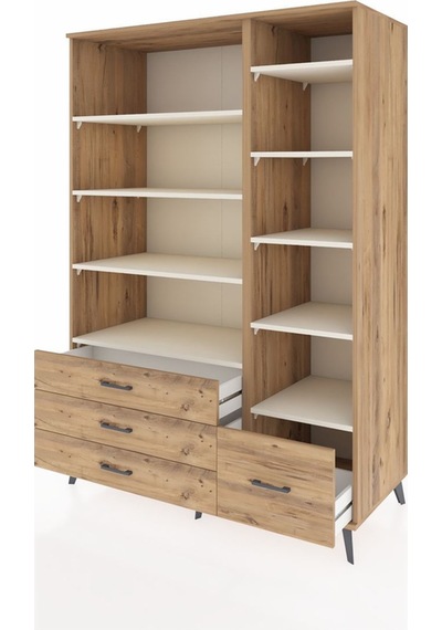 Kronos Dolap 9 Raflı 4 Çekmeceli 132x59x195 Çam-aytaşı/çam Aytası/atlas Çam Kronos Dolap 9 Raflı 4 Çekmeceli 132x59x195 Çam-aytaşı/çam Aytası/atlas Çam