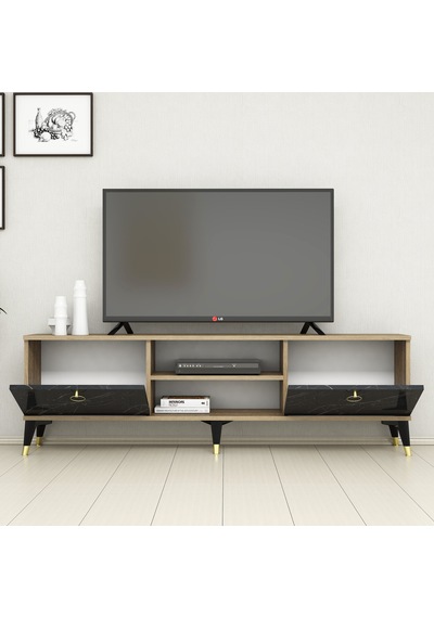 Ferniso Mobilya 160 Cm Tv Ünitesi Çam-mermer Desen