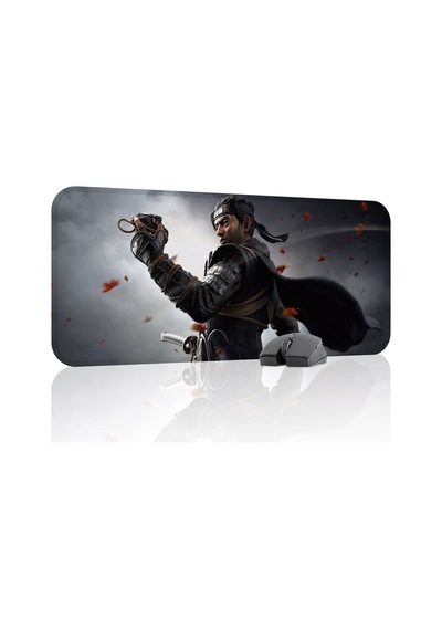 Ghost Of Tsushima Kaymaz Dikişli Kauçuk Oyuncu Mousepad V3 - 70x30 Xl Gaming Mouse Pad Fare Altlığı