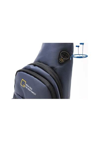 M 1006 Mega Bag Unisex Göğüs Çapraz Çanta, Body Bag Lacivert