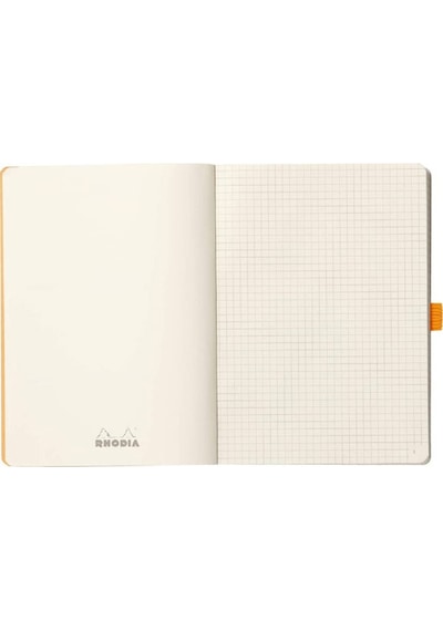 Rhodia GoalBook Yumuşak Kapak A5 Kareli Defter Black 117762C Siyah