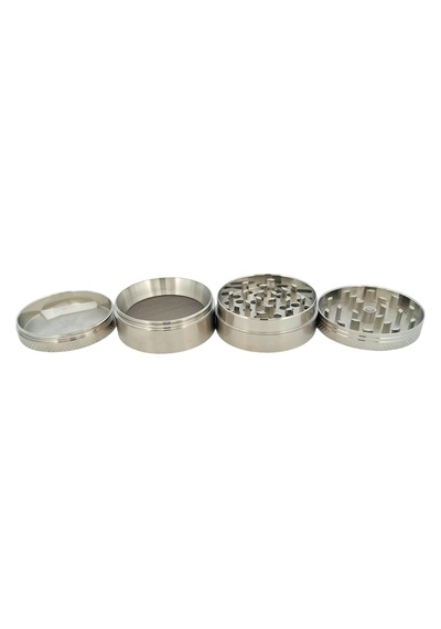 Grınder Parçalayıcı Metal Baharat Öğütücü Herb Spice 4 Katmanlı 40mm / 50mm / 63mm Gumus Grı, 63mm Diğer
