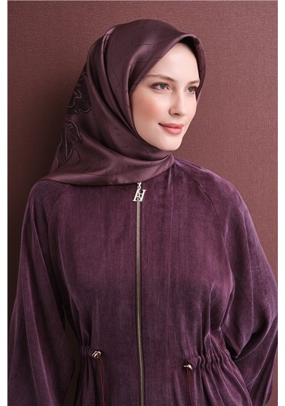 Armine Saf İpek Twill Eşarp 9617d 58 Mavi
