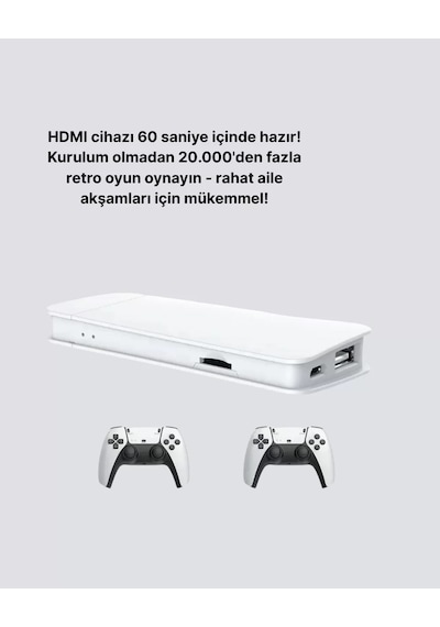 Hepsi 3d Ve 4k Görüntü Kaliteli Çok Oyunculu Retro Oyun Konsolu Najmaddin