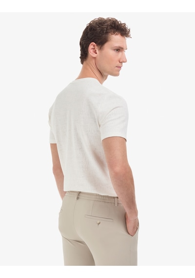 Pierre Cardin Erkek Ekru Tişört 50327857-vr019