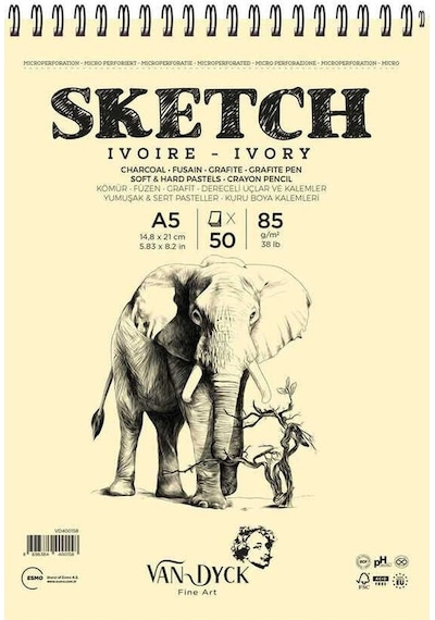 Sketch Çizim Blok A5 85 G 50 Yaprak