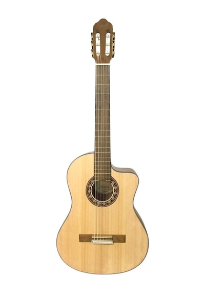 Valencia Vc304ce Elektro Klasik Gitar Cutaway Naturel Kesik K