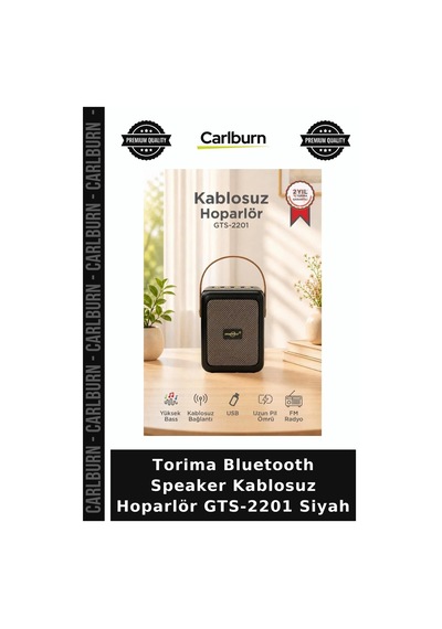 Özel Seri Torima Bluetooth Speaker Kablosuz Hoparlör Gts-2201 Siyah Genç Ses Cihazı Seyyar