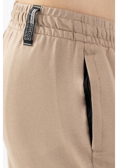 Maraton Sportswear Comfort Erkek Ribana Paça Basic Açık Vizon Eşofman Altı 21625-açık Vizon Açık Vizon
