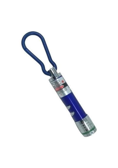 3 Fonksiyonlu Kırmızı Beyaz Işıklı Led Lazer Kedi Köpek Oyuncak Anahtarlık - 1 Adet Stokta Olan Renk Gönderilir Çok Renkli