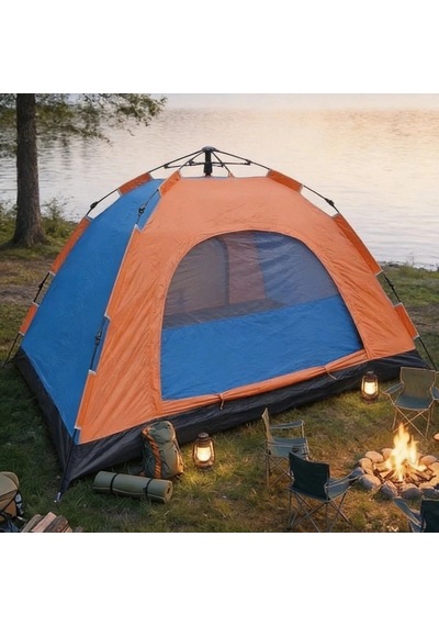 10 Kişilik Otomatik Kurulum Kamp Çadırı Outdoor , Suya Dayanıklı Hızlı Kurulum Piknik Ve Doğa İçin Çok Renkli