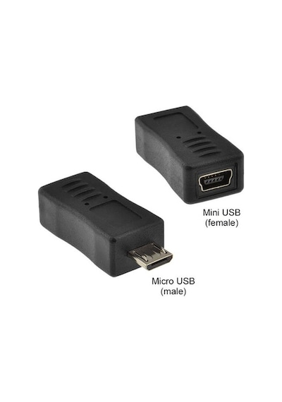 Mini 5 Pin Dişi Usb To Micro Usb Çevirici - Mini Usb To Micro Usb