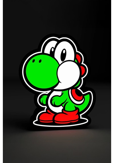 Yoshi Dekoratif Aydınlatma Led Gece Lambası Çok Renkli
