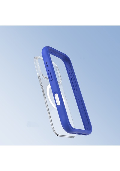 Apple Uyumlu iPhone 17 Pro Max  Kılıf M-safe Şarj Özellikli Airbagli Youngkit Dynamic 2 Serisi Kapak Mavi Mavi