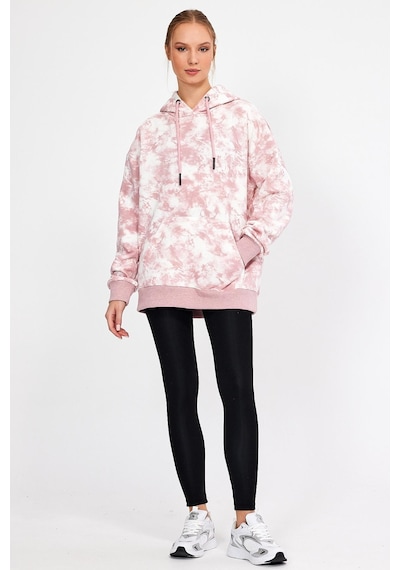 Alexander Gardi Alexandergardı Batik Desenli Kapüşonlu Şardonlu Oversize Sweatshirt Un-757a07 001